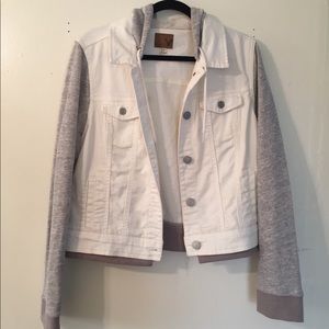 Denim white jacket